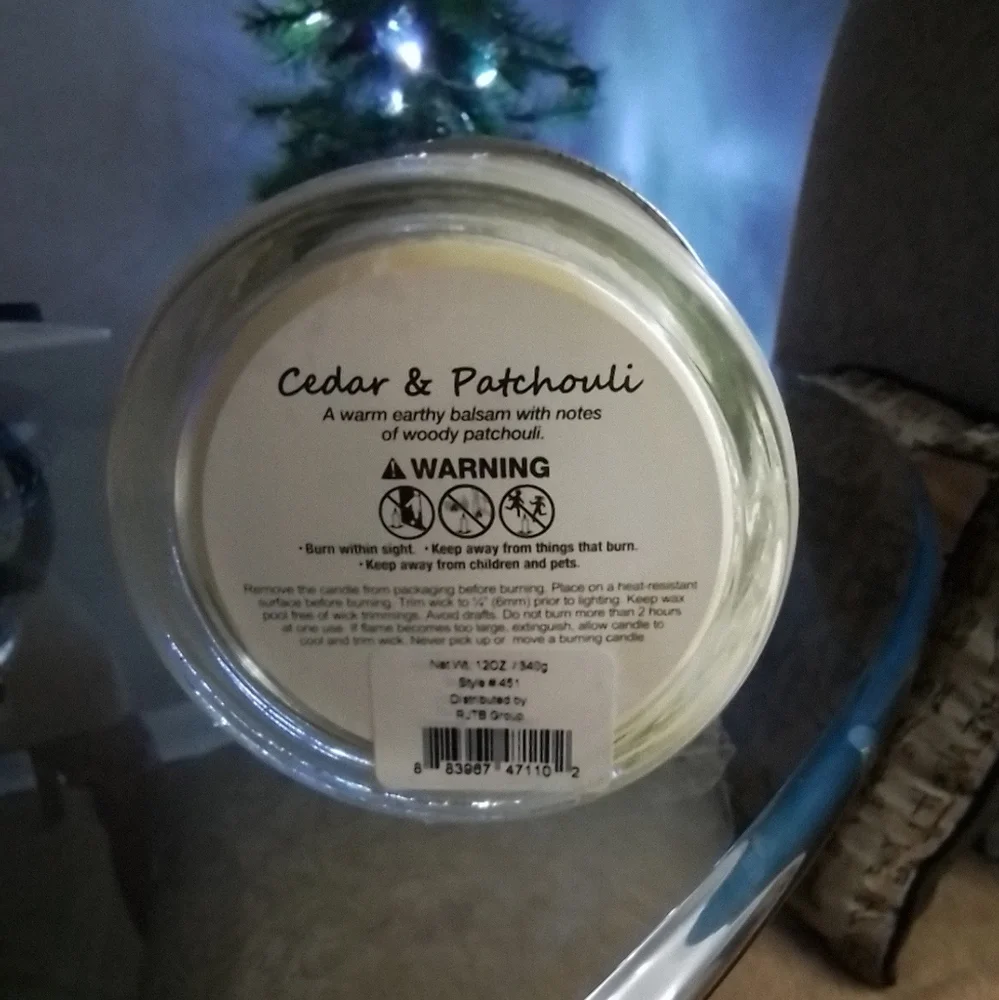 COPY - Cedar & Patchouli  Candle